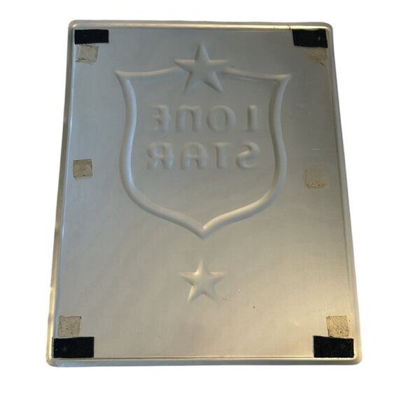 Vintage Lone Star Brewing Beer Company San Antonio Embossed Metal Sign 16x20 EUC - Picture 2 of 7